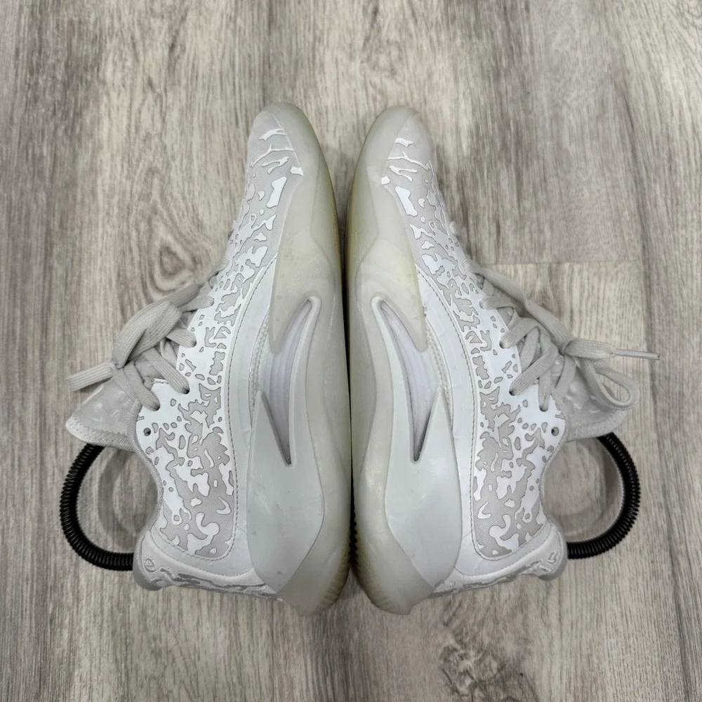 Nike Zion 3 Sanctuary Basketball Shoes Performance Sneakers White Green Kids‎